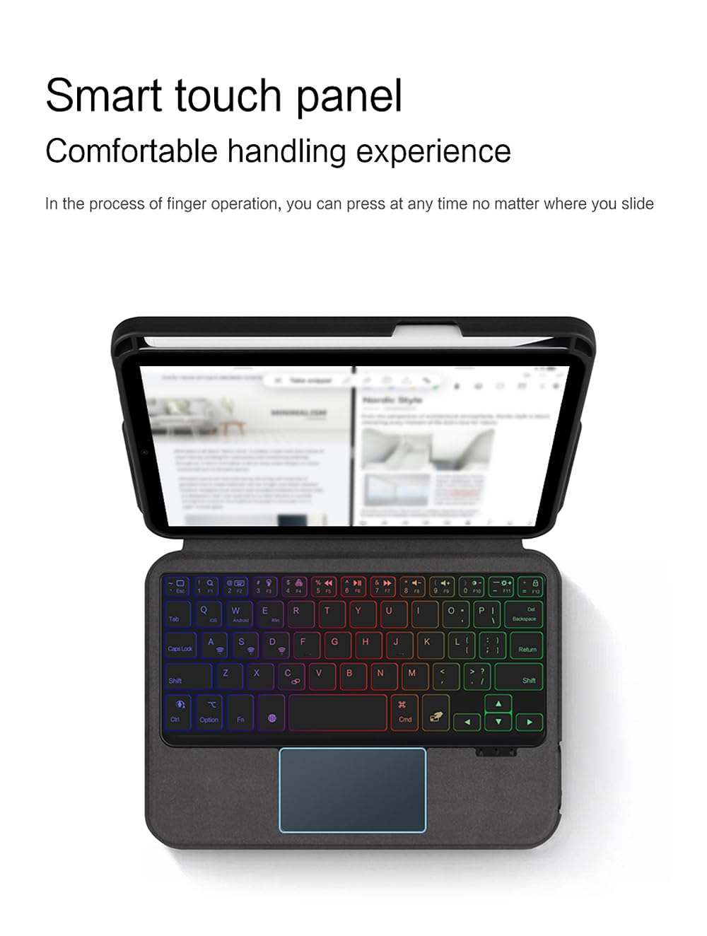 Amazon | iPad mini7 (A17 Pro 2024) iPad mini6 キーボードケース 一