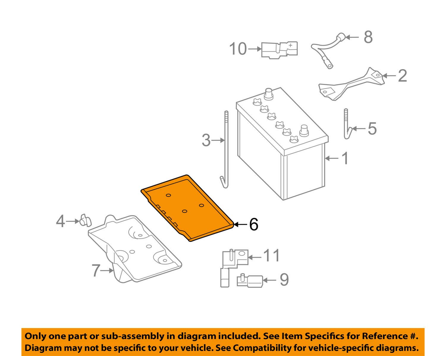 Amazon | NISSAN (日産) 純正部品 トレー バツテリー 品番24428-EN000