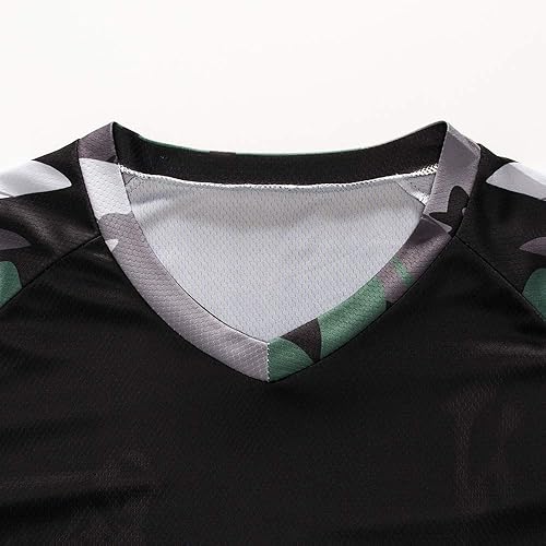 Vista 6 de Weimostar Camiseta de ciclismo para hombre, camiseta de manga larga, bicicleta de montaña, motocicleta, ropa de bicicleta al aire libre