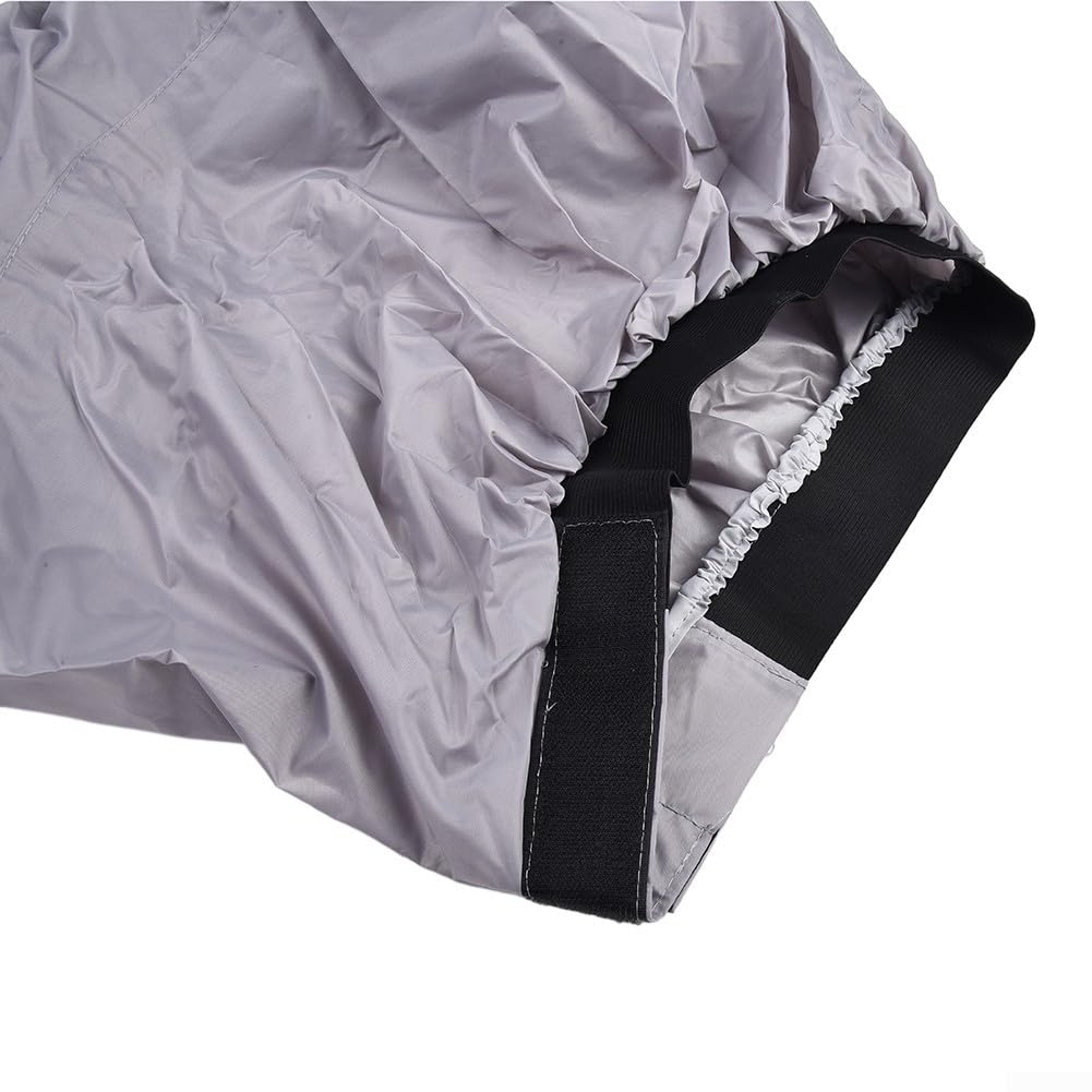 Copertura spray per kayak, regolabile, impermeabile, in nylon, per barca, canoa, surf, kayak, accessorio per kayak e sport acquatici (XL grigio)