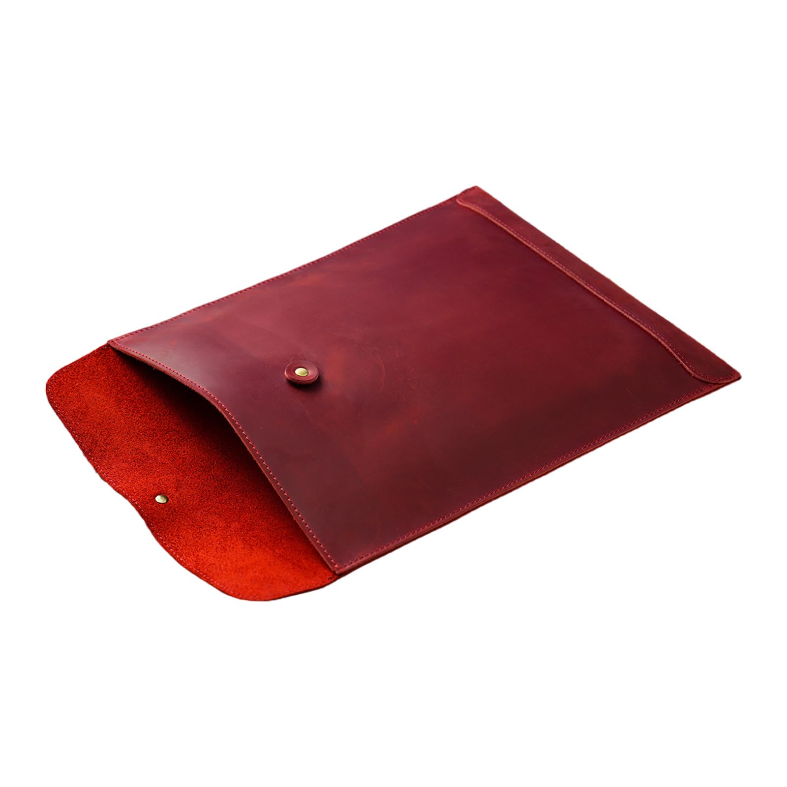 PU-Leder-Dokumentenmappe, Aktenordner, mit Kordelverschluss, Leder-Dokumentenhalter, Tasche, Briefgröße, Aktenordner, tragbarer Dokumentenumschlag