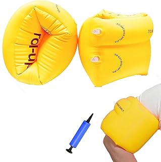 Inflatable Arm Floaties Swim Arm Bands Swimming Tube Floater for Adult Beach Water Float