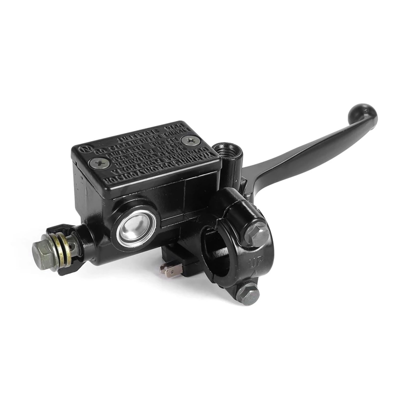 HGATSFGD Motorcycle Brake Pump Front Master Cylinder Hydraulic Brake Lever Right for Dirt Pit Bike ATV Quad Moped Scooter Brake Handle Motorbike Brake Levers(Black)