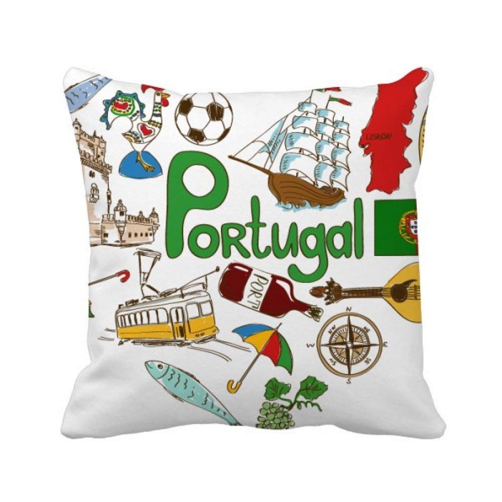 Coussin Portugal rompt la monotonie de votre canapé terne 40x40cm