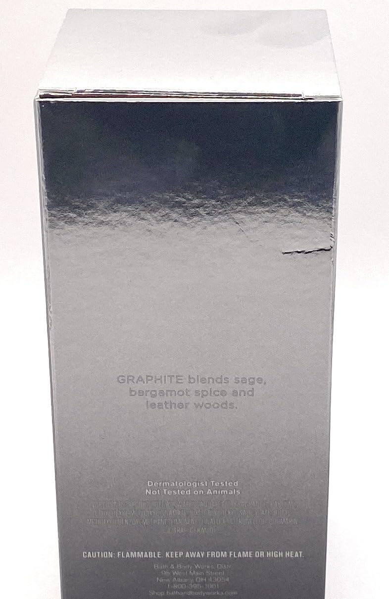 Bath and Body Works Bath & Body Works Graphite Men's Fragrance 3.4 Ounces Cologne Spray (2019 Edition) - Image 5