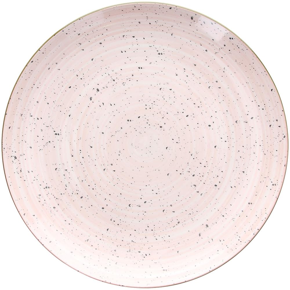 Tognana Pepper Bamboo, Service de vaisselle 18 pièces pour 6 personnes, Porcelaine, Rose