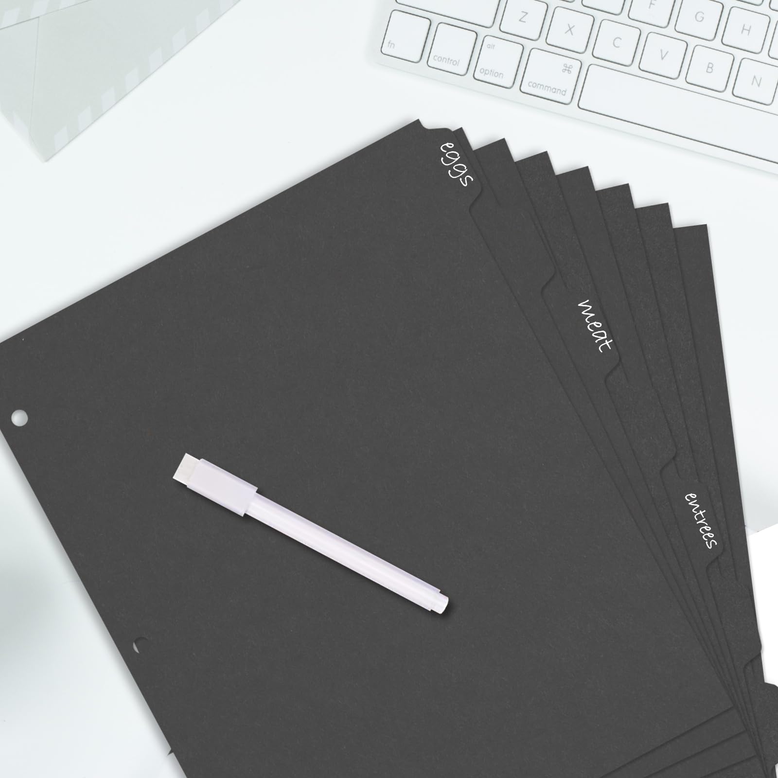 askページ！！！ Amazon.com : zmybcpack 3 Ring Binder Dividers with 8-Tabs