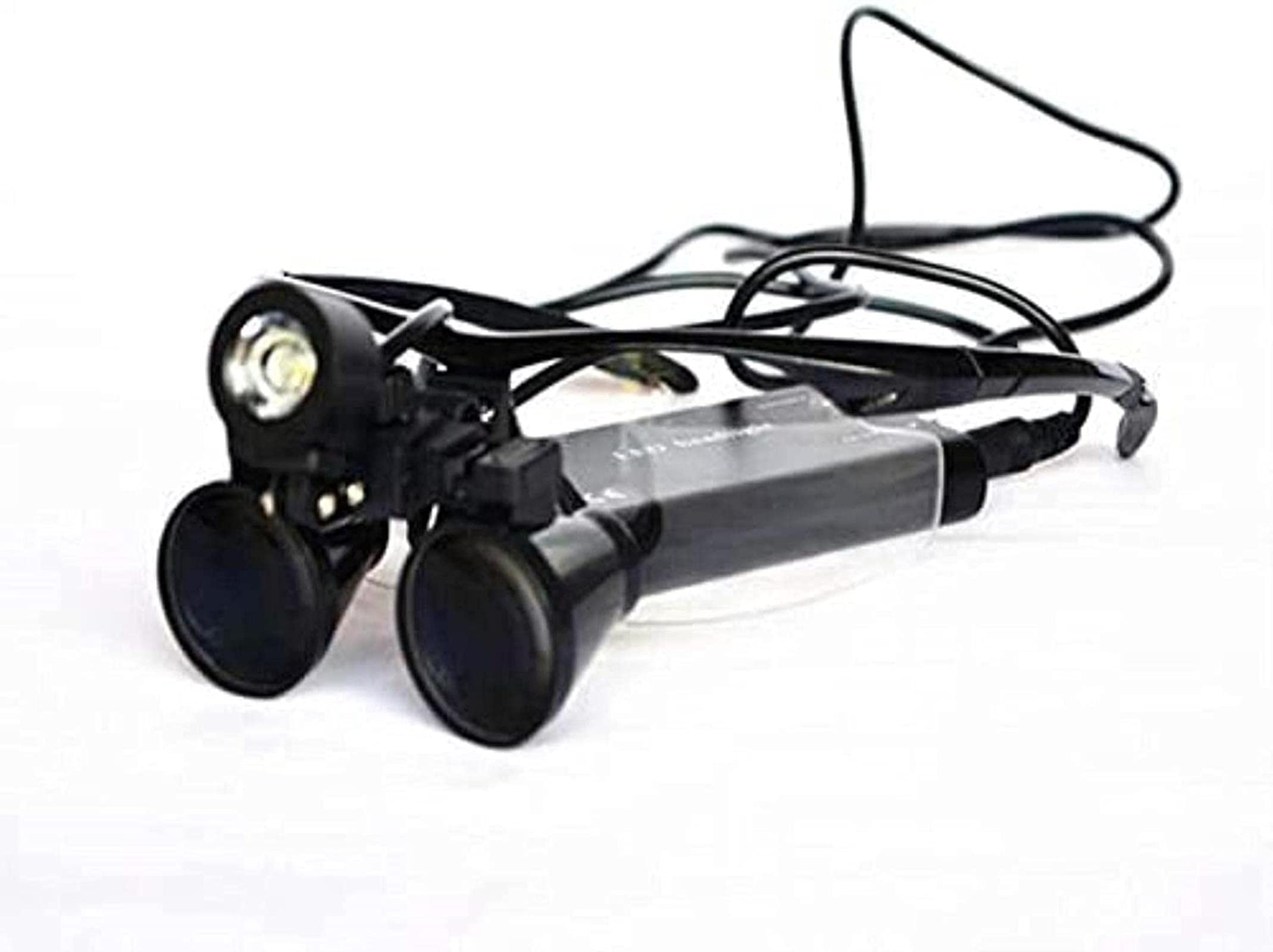 JOZZY Lupa,Lupas quirúrgicas dentales binoculares 2.5/3.5X + Faro Delantero LED de 3W