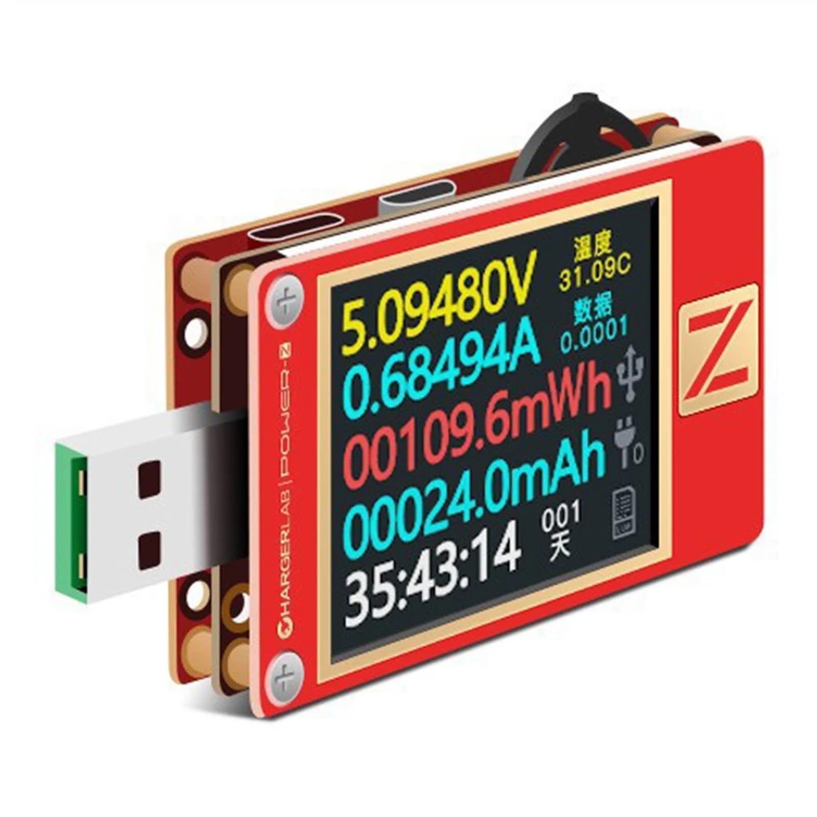 KT002 USB Tester Digital Voltmeter Ammeter Voltage Current Power Meter Detector Micro USB Cable for Phone Motherboard Repair