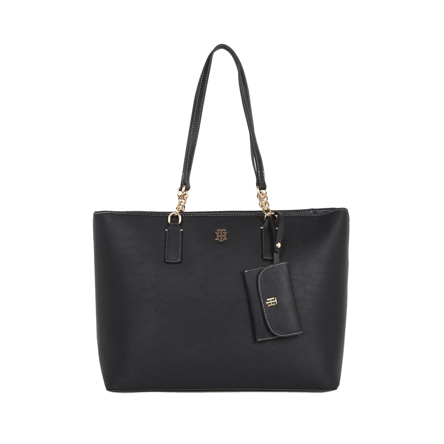 See full amazon price history chart for Tommy Hilfiger Black Solid Polyurethane Womens Tote Tommy Hilfiger Black Solid Polyurethane Womens Tote (B0D7PW3D22) Amazon Price History, Amazon Price Tracker