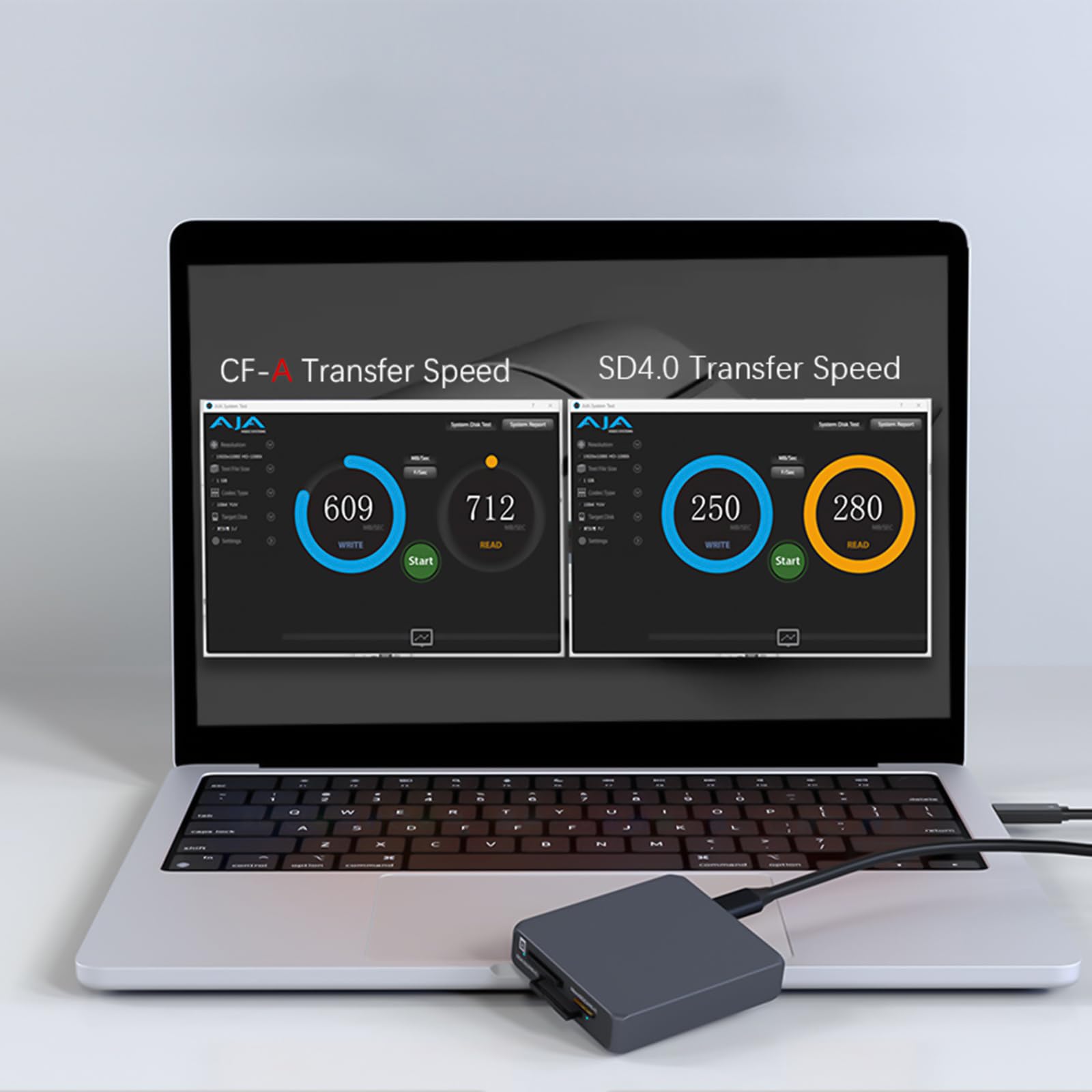 CFA+SD4.0+TF4.0 adapter złącza równocześnie czytnik kart USB 3.2 czytnik kart pamięci do laptopa