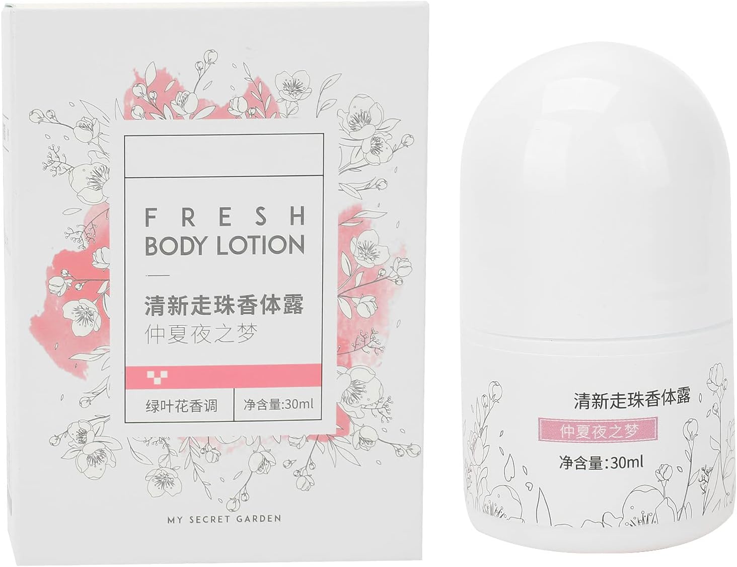 30ml Armpit Deodorant, Antiperspirant Roller Underarm Antiperspirant Fragrance Roll On Deodorant