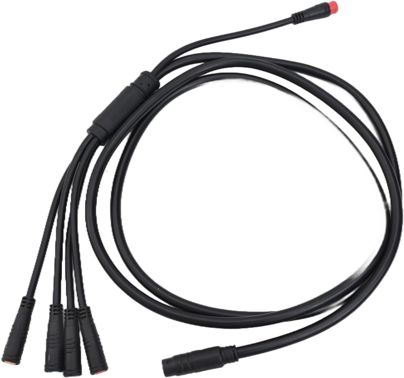 BUSSNISS Electric Bicycle Waterproof Cable 1T5 9-Pin Main Line Connection Kit, with 5-Pin Display 3-Pin Throttle 2-Pin Brake Connectors, for Controller System