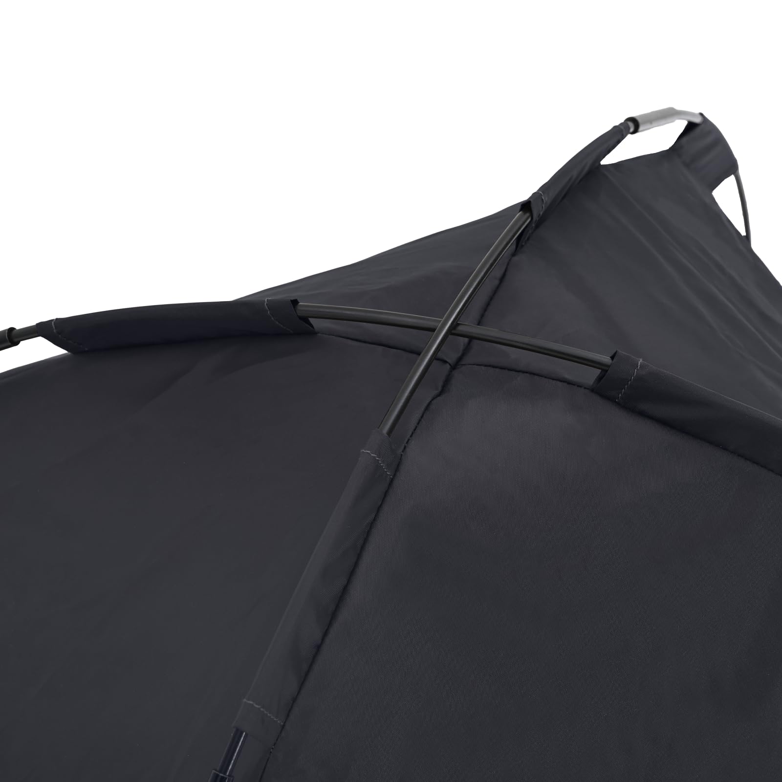 Cama elevada para perros grandes, color negro, grande, impermeable, con techo desmontable, resistente, para interior y exterior