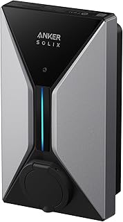Anker SOLIX V1 Smartes Ladegerät für E-Autos, 22kW Wallbox mit App, WLAN & Bluetooth, dreiphasig, CEE 32A, 400V, mit Halterung, kompatibel mit Allen Elektro- und Hybridautos mit Typ-2 Anschluss