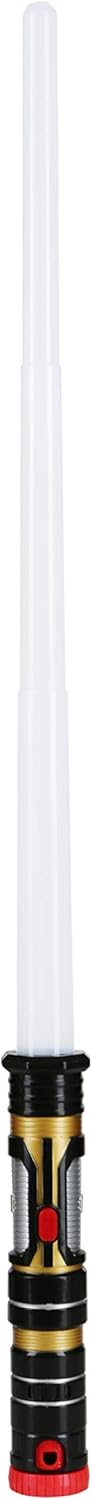 MewduMewdu Light Up Saber with Electronic Lights & FX Sound for Kids and Adults, Purple Blue Red Changing LED Light Expandable Saber Sword Toy for Roleplay(Standalone)