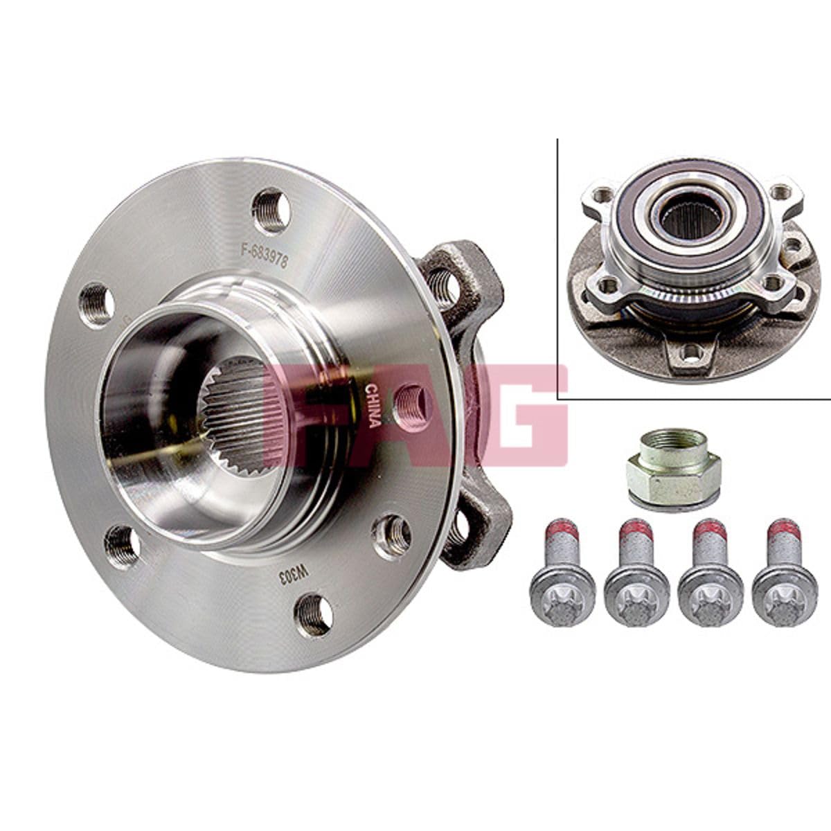FAG Kit cuscinetto ruota 713692040 | Compatibile con: FIAT 500X, JEEP RENEGADE SUV
