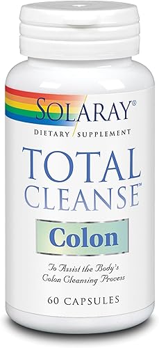 SOLARAY Total Cleanse Colon, Tapa Vegetal (Btl-Plástico) | 60 unidades