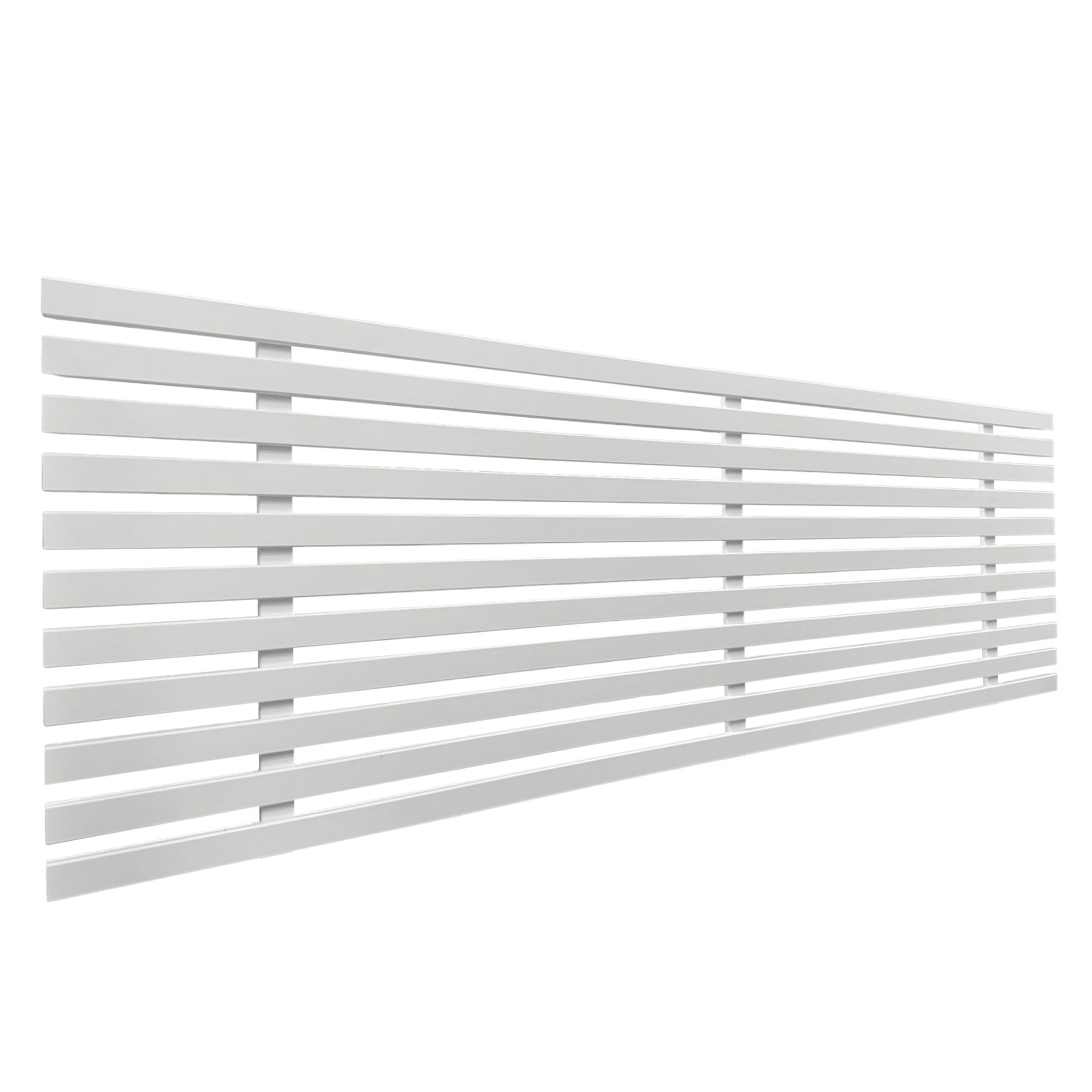 DHOME Cabecero de Madera reciclada DM Estilo Japones Cama Palets Herrajes incluidos (135cm, Blanco sólido)