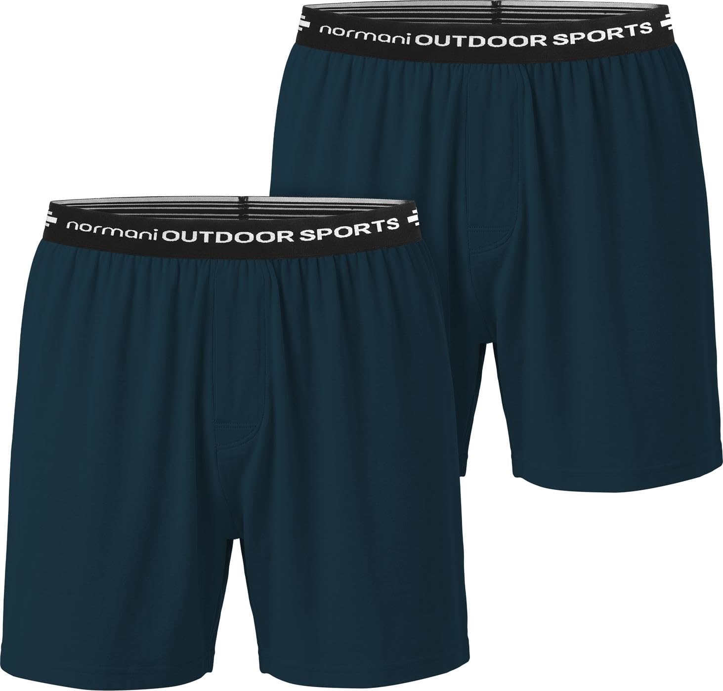 normani Herren 2er Pack Merino Boxershorts Weite Unterhose - lockere Boxer - Loose Fit Boxers aus 100% Merinowolle