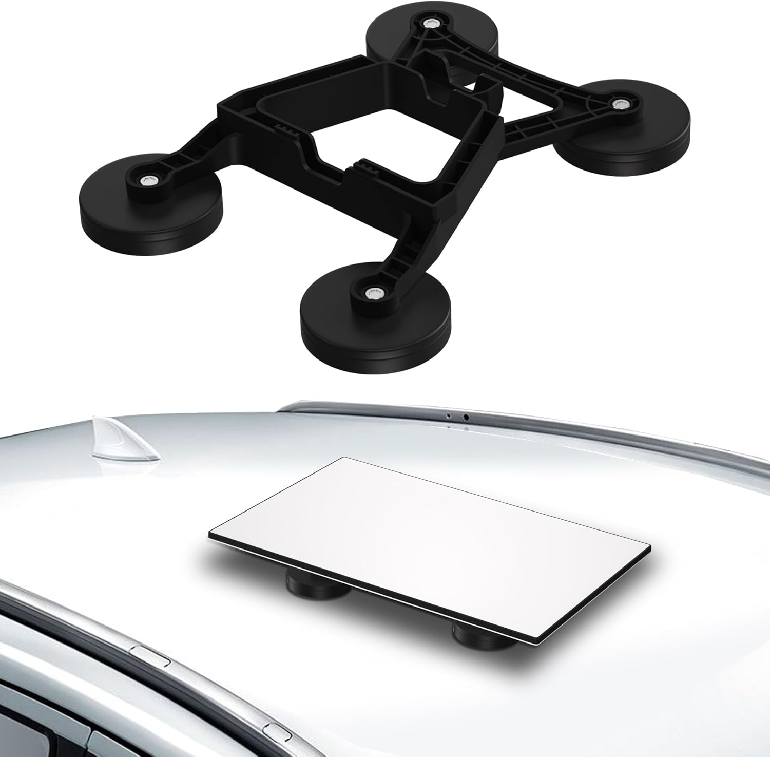 Starlink Gen 3 Mount,Flat Starlink gen 3 Magnetic Car Mount,Easy Installation for RVs, Campervan,Boat Metal Surface (White)