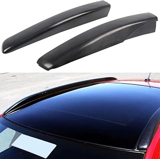 ITrims Roof Rack Cover for Mitsubishi Outlander Sport 2010-2024 Car Accessories Replacement Front Roof Rack Rail End Cover Shell Cap Wind Deflector Fairing Trim Panel Trim Panel ABS 2PCS