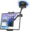 Sunroof Tablet Holder for Car/Truck Anti Shake Dashboard Windshield Window Tablet Stand for Truck/Car/Pickup Heavy Duty Sunroof iPad Mount for 4-12.9 Inch iPad Pro Air Z