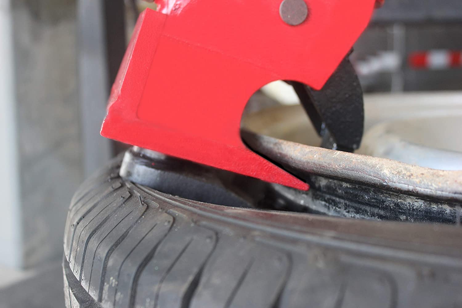 JinSheng Manual Tire Bead Breaker Adjustable Hammer Tire Changer for ATV Tire Operation+Tire