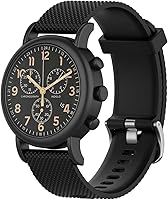 Vista 2 de Timex Expedition - Correa de repuesto de silicona de 0.787 in para Timex Expedition/Weekender