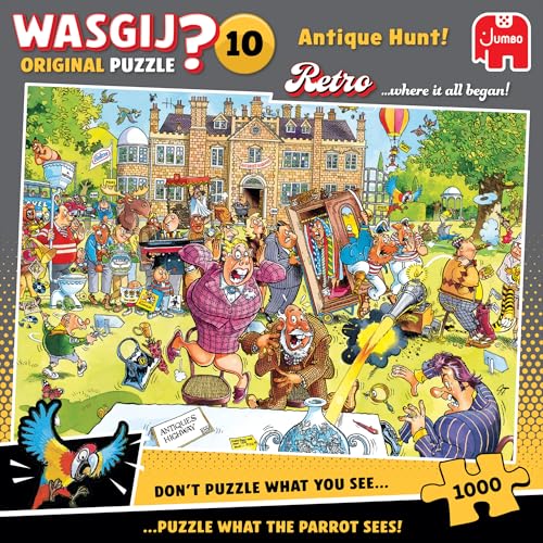 Wasgij Retro Original 10 - Antique Hunt - 1000 Piece Adults Jigsaw Puzzle