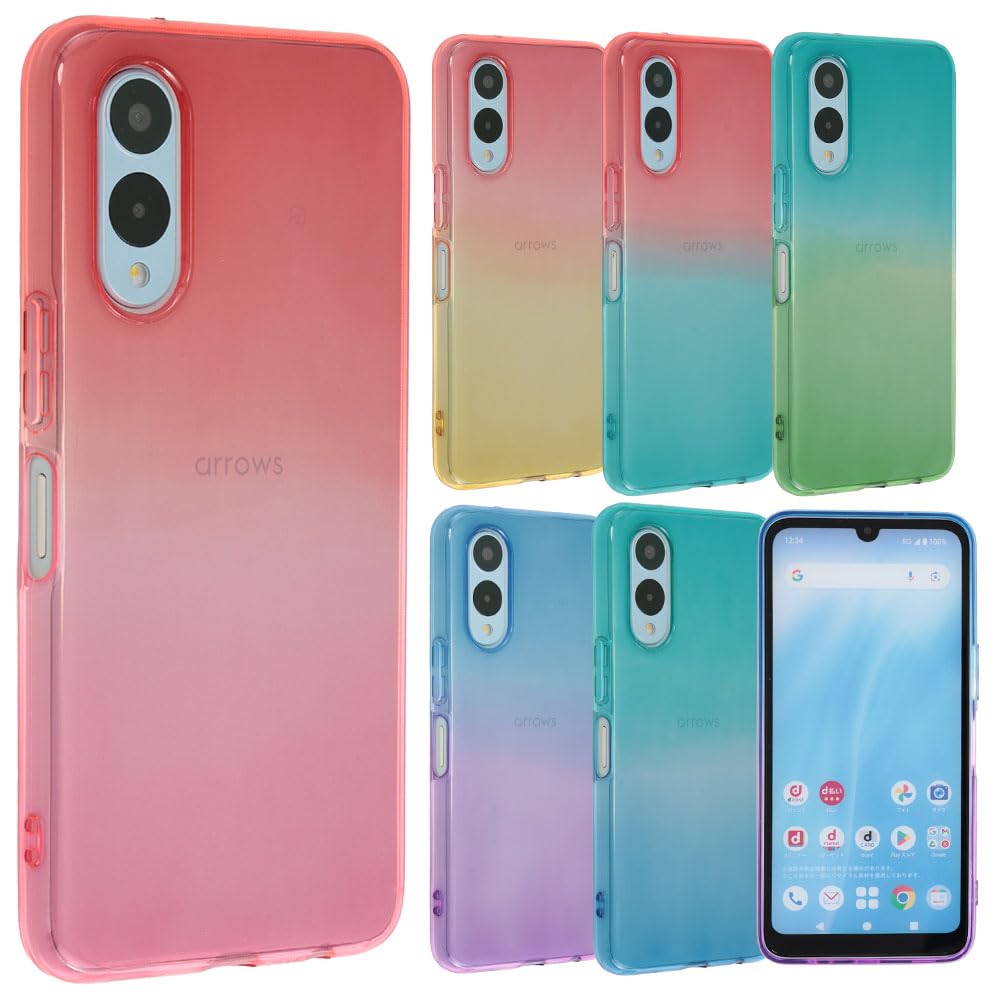 Amazon.co.jp: arrows We2 ケース TPU グラデーション アローズwe2