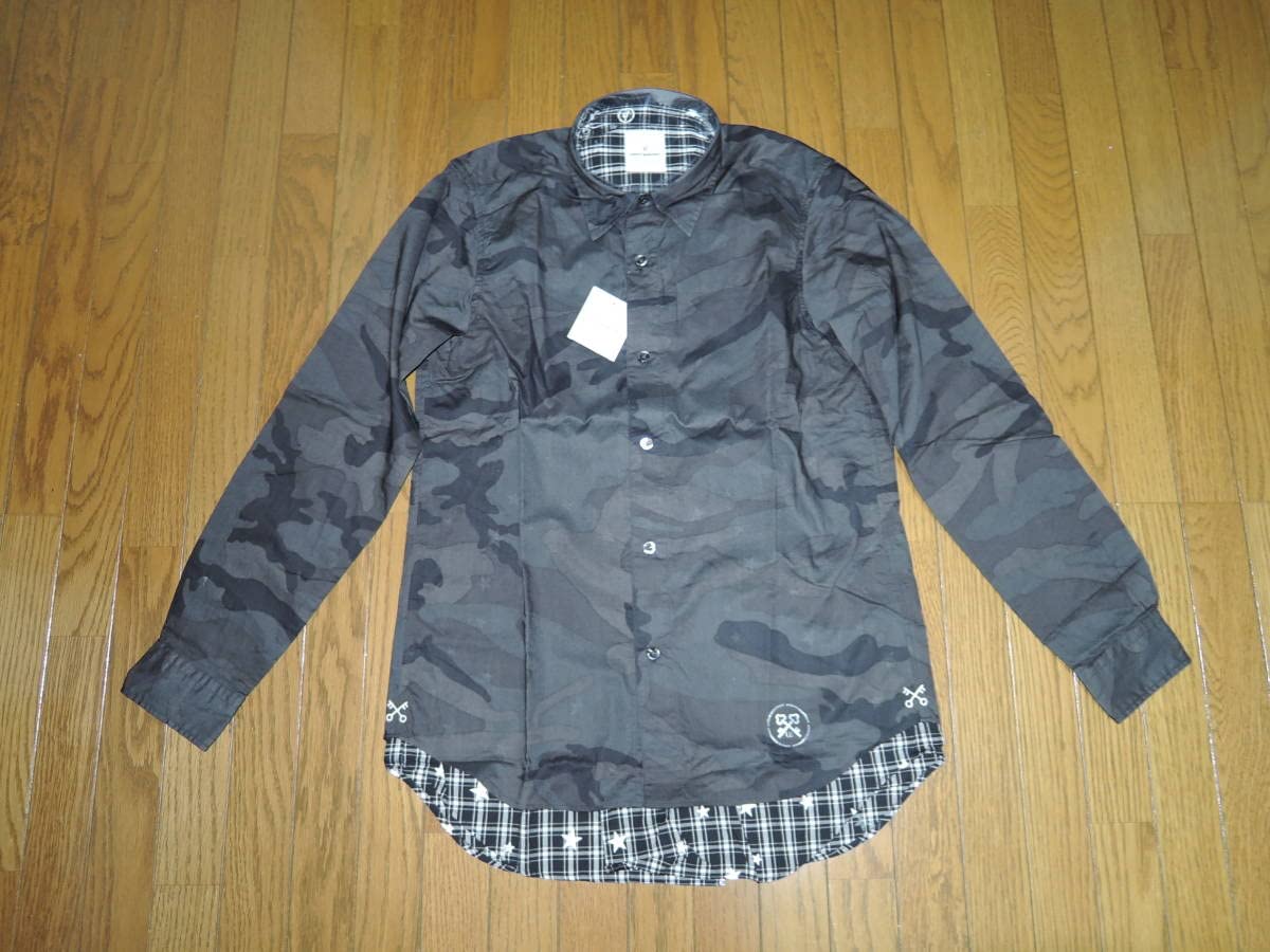 Amazon.co.jp: uniform experiment DOUBLE LAYERD SHIRT 1 迷彩 