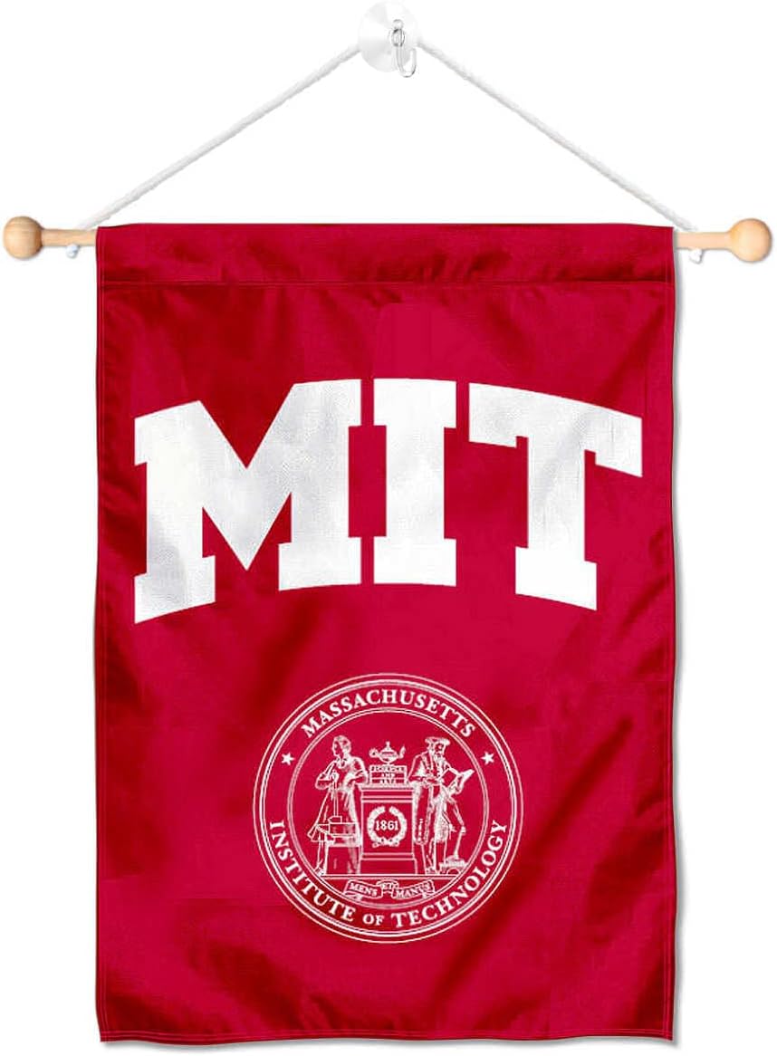 MIT Engineers Window Wall Banner Hanging Flag with Suction Cup
