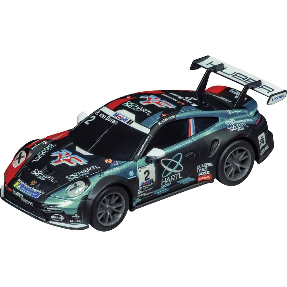 Carrera GO!!! 20064244 Porsche 992 GT3 Cup Huber Racing No2 I 1:43 Scale Slot Car I With Original License I Suitable For Ages 6 Years+