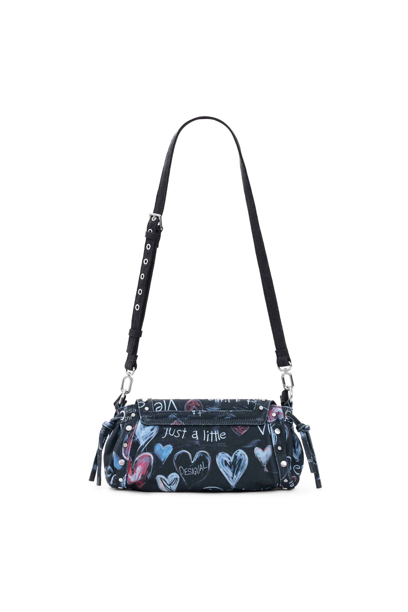 Desigual bolso de hombro bolso bandolera Stacatto Fabric Across Body Bag Tutti Fruti colorido
