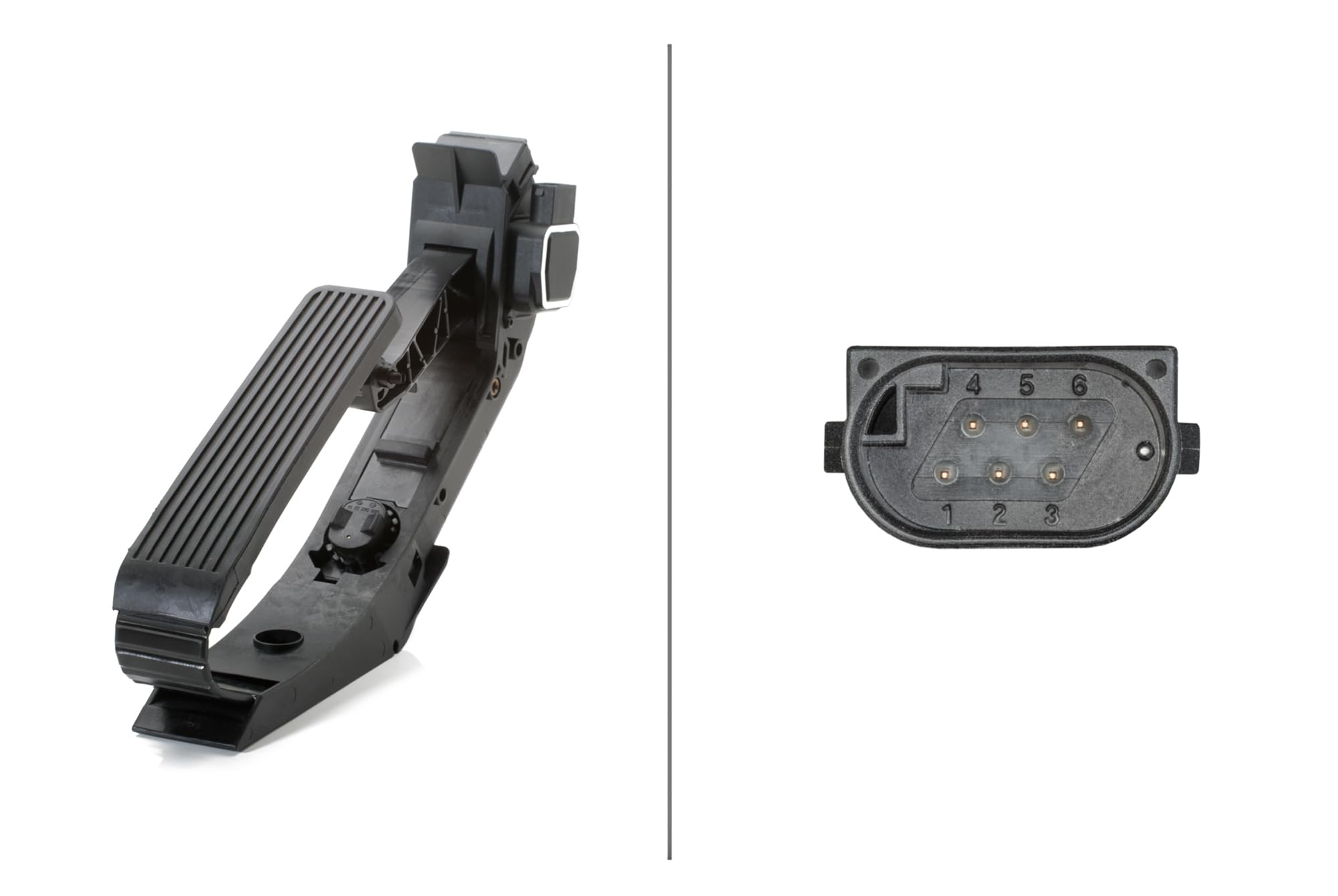 HELLA 6PV 010 946-001 Sensor, Fahrpedalstellung - für Linkslenker - 6-polig - Automatikgetriebe