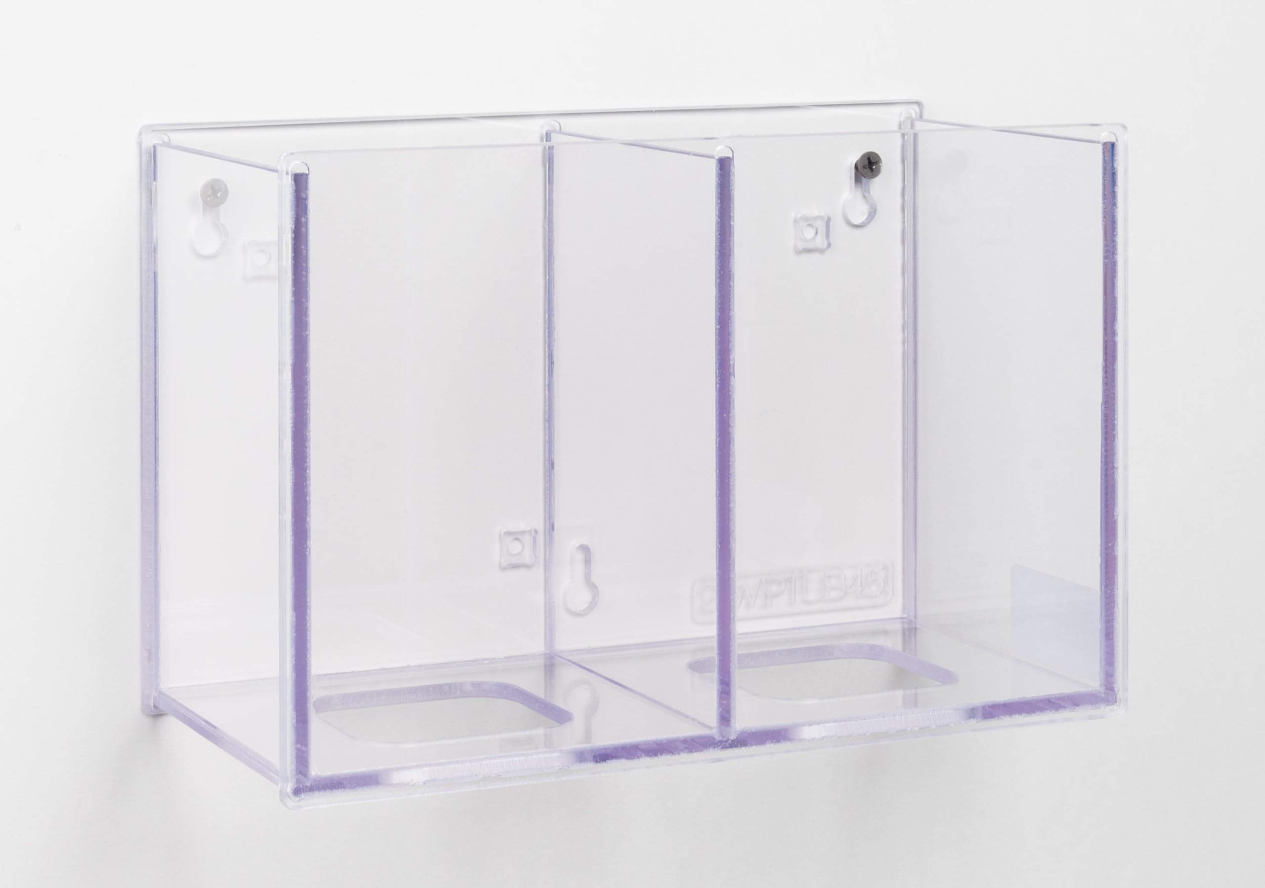 Wipe Tub Holder-4.5x4.5x7-2 Space (Wall Mount)