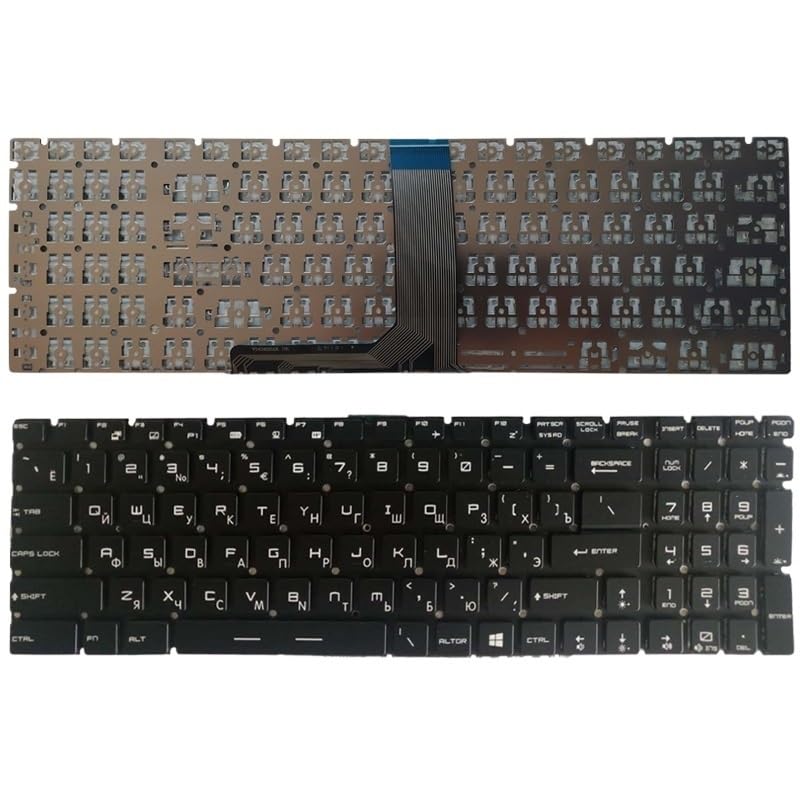 Clavier PC portable russe pour réparer MSI MS-1796 MS-1799 touches cyrilliques