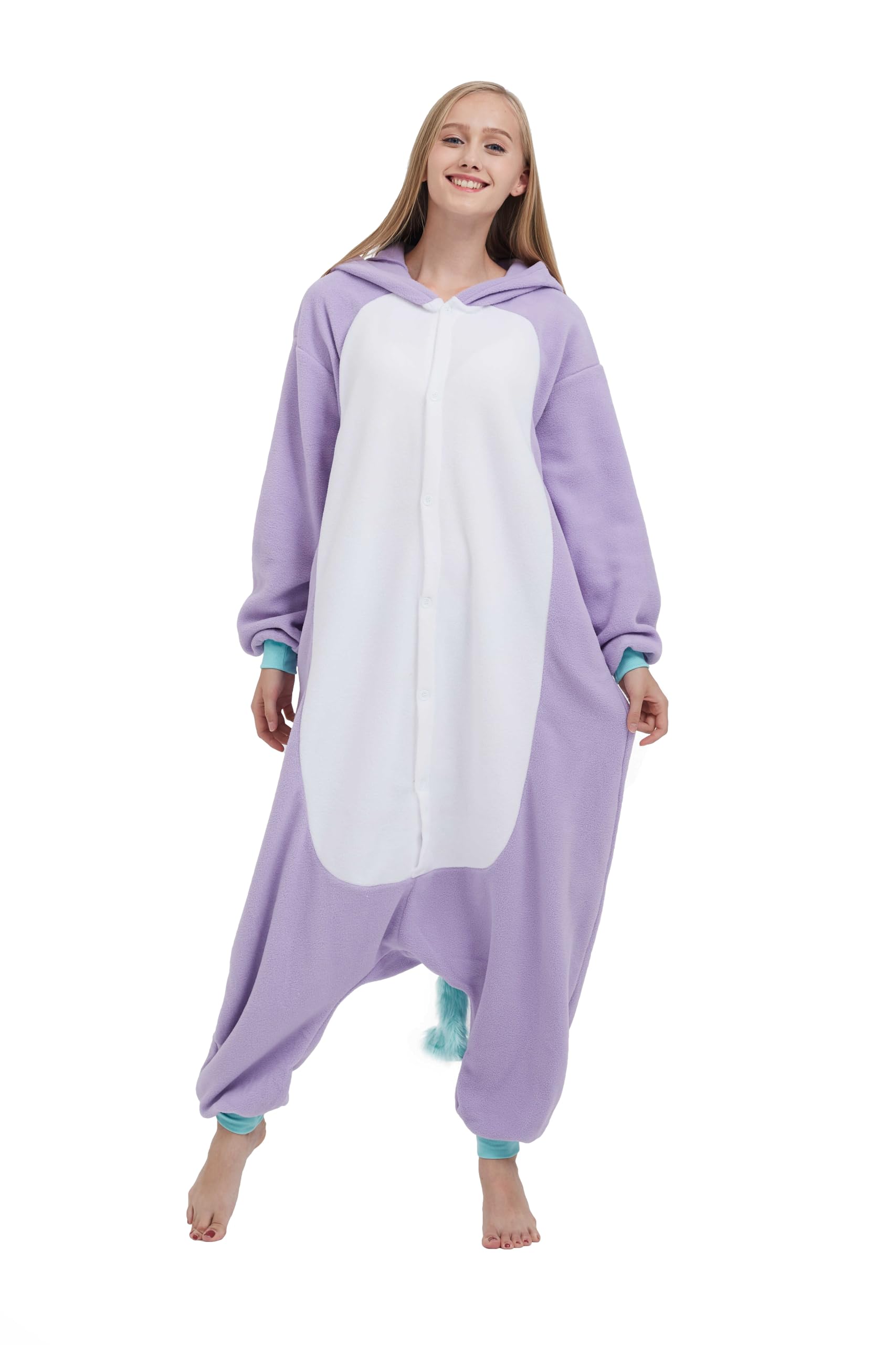 SimZoo Animal Onesie Pijamas para Adultos Hombres Mujeres Salamandra Disfraz Ropa De Dormir Unisex Una Pieza Ropa De Casa