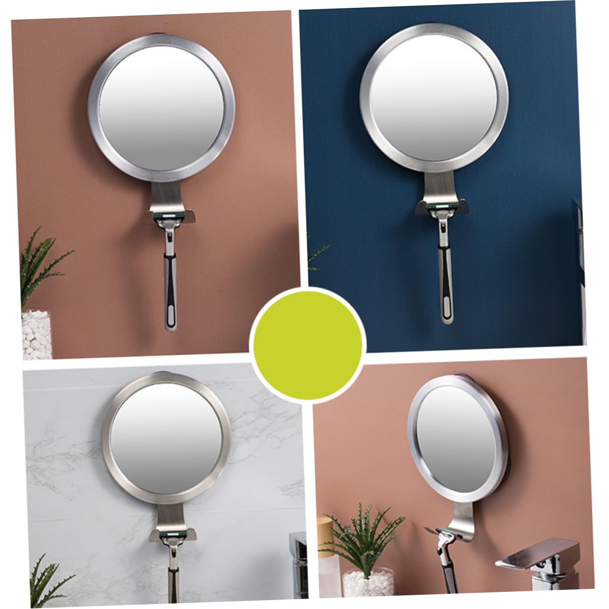 Anti-Fog Saugnapf Rasierspiegel Mit Haken Bohrfreie Duschspiegel Für Badezimmer Für Tägliche Rasur Und Pflege Wasserabweisend Und Installieren