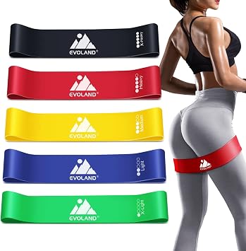 Resistance Bands Set 12pcs, Workout Bands with Handles, Door Anchor, Ankle Straps and Carry Bag, Exercise Bands for Shape Body and Home Workouts