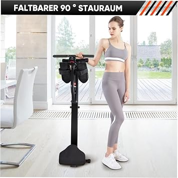 Foldable Air Resistance Rowing Machine - Adjustable Digital Indicator - for Home Gym