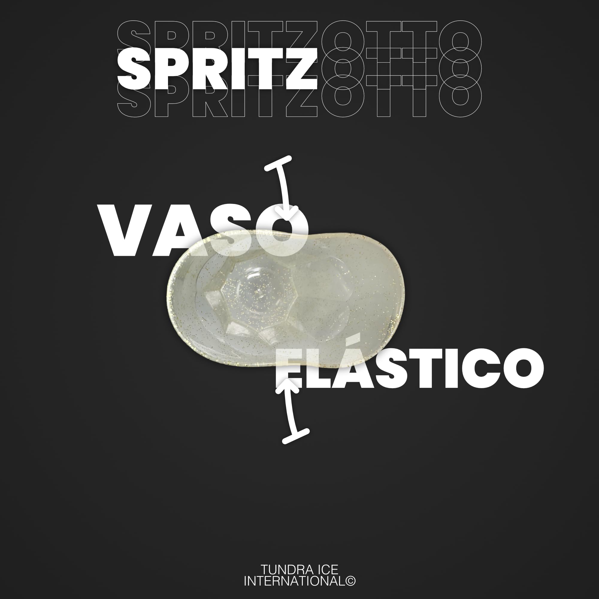 TUNDRA - 40 Vasos Plastico Duro Dorados REUTILIZABLES para Cócteles, Agua y Bebidas | SPRITZOTTO 350 ml. | Vasos de Plastico Reciclable (Polipropileno), Aptos para Lavavajillas, BPA-Free, Irrompibles