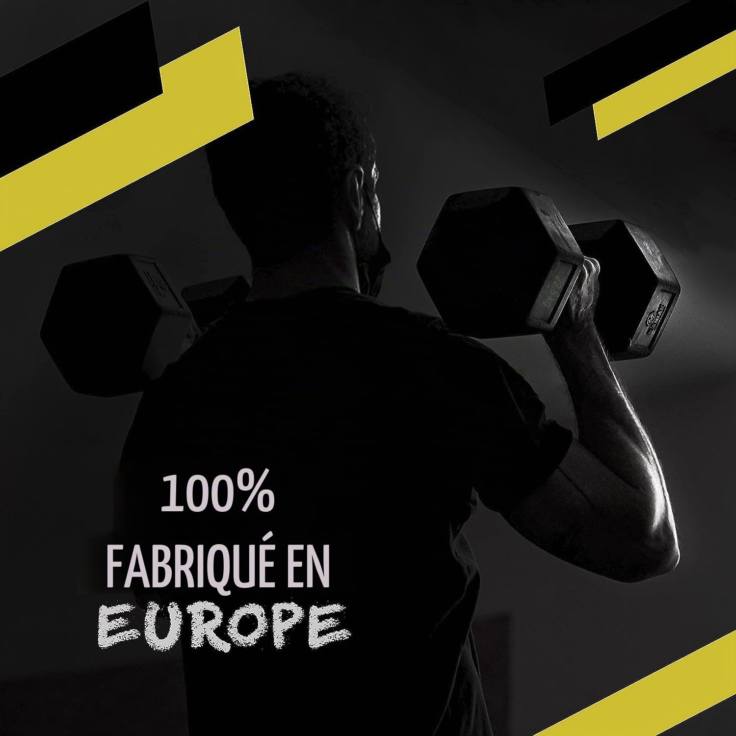 Support Halteurs | 100% Acier | Fabricé en Europe | Musculation | Rack