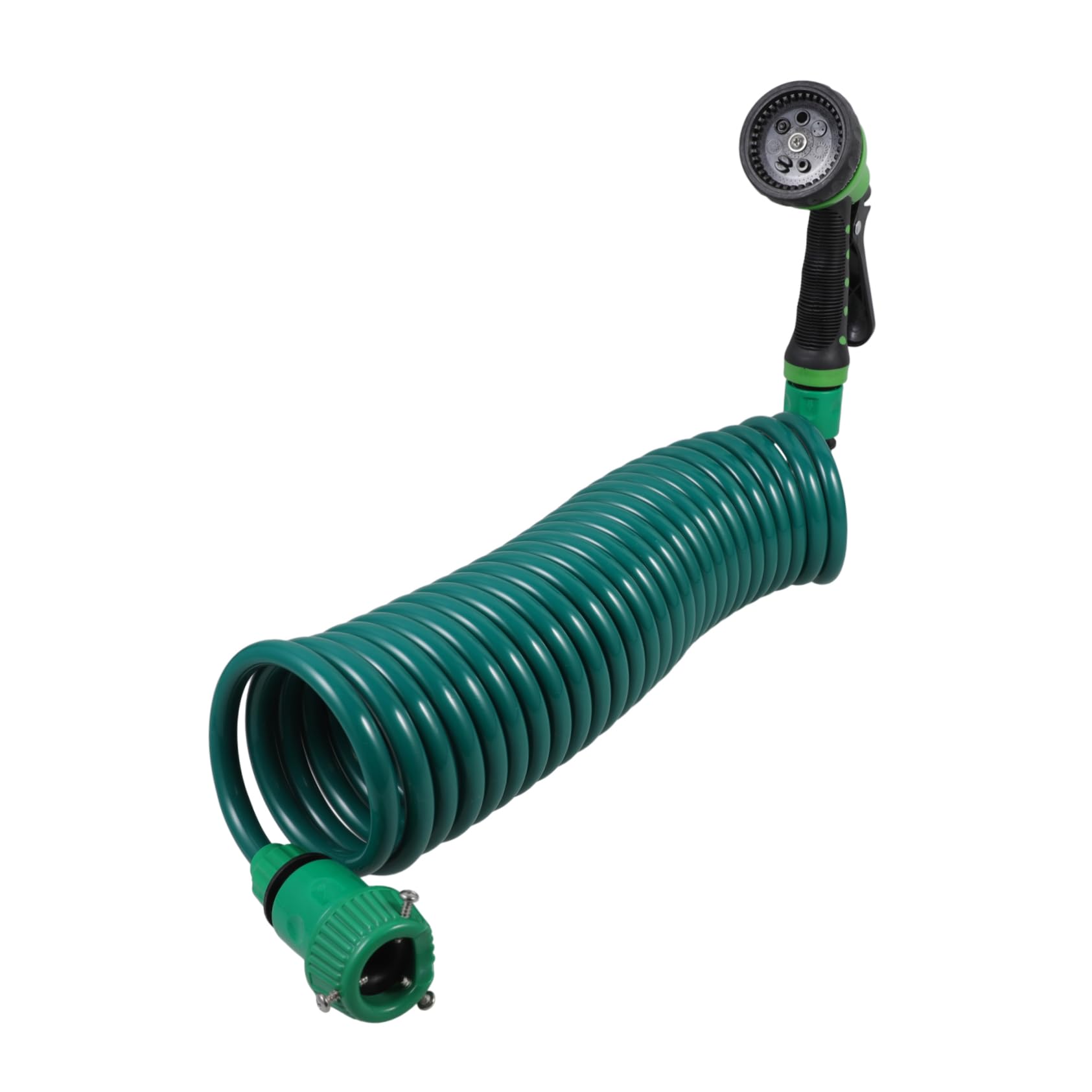 BESPORTBLE 3piezas Manguera De Agua Enrollable Para Lavado De Coches Manguera De Jardín De Resorte Pulverizador Para Limpieza y Riego De Flores