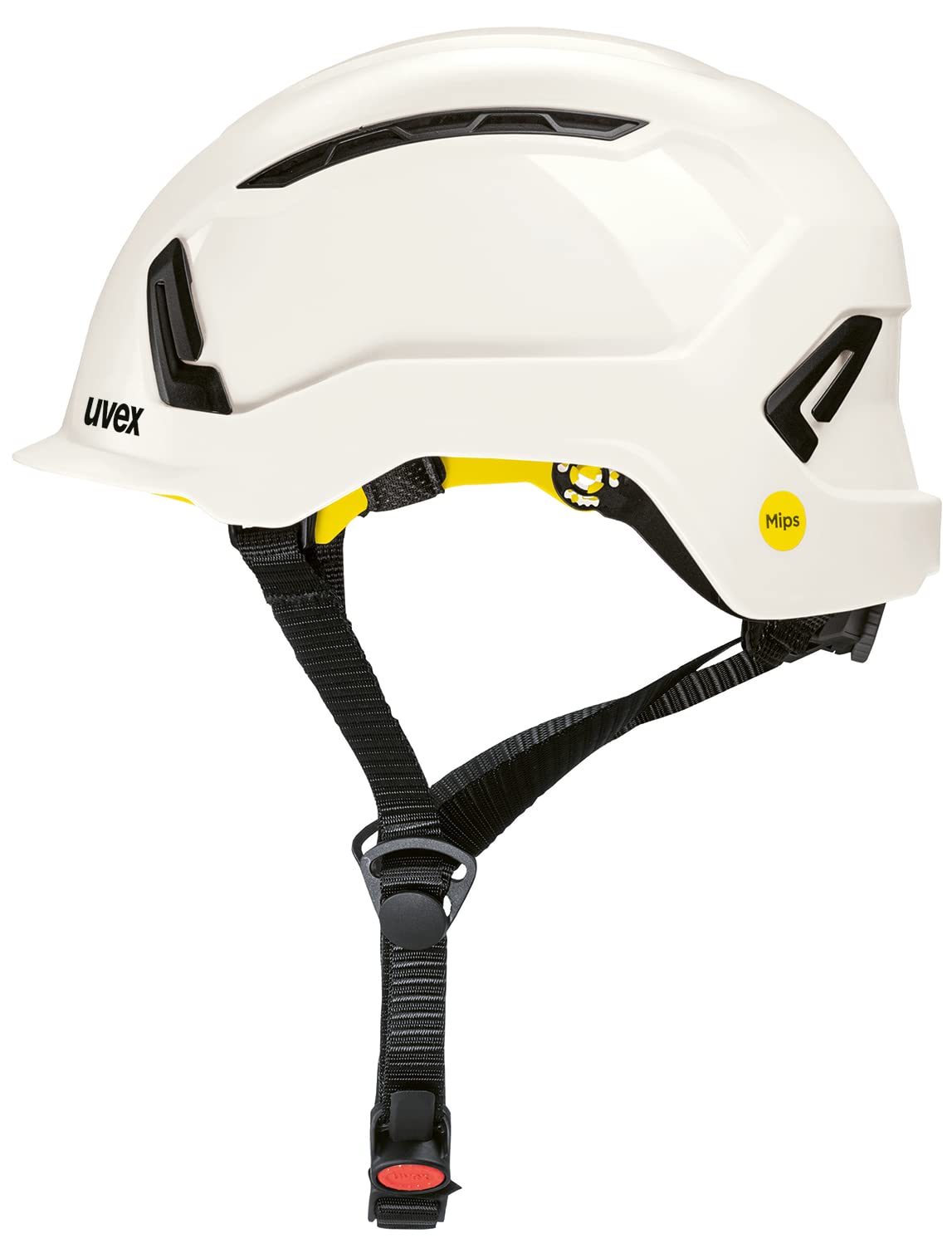 Uvex pronamic Alpine Schutzhelm – MIPS-Sicherheitssystem, stufenlos verstellbar 51-63 cm, Kletterhelm mit Industrienorm, Bauhelm
