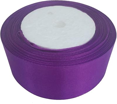 Purple 4cm Width Satin Ribbon Wedding Party Decoration Crafts Gift Packing Belt