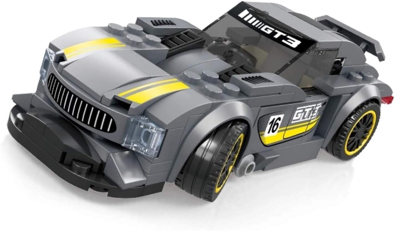 Brick Car Supercar AMG GT3 Building Blocks Set Model Moc Bricks Vehicle Set Racing Building DIY Kid Toys(174 peices)-image-38