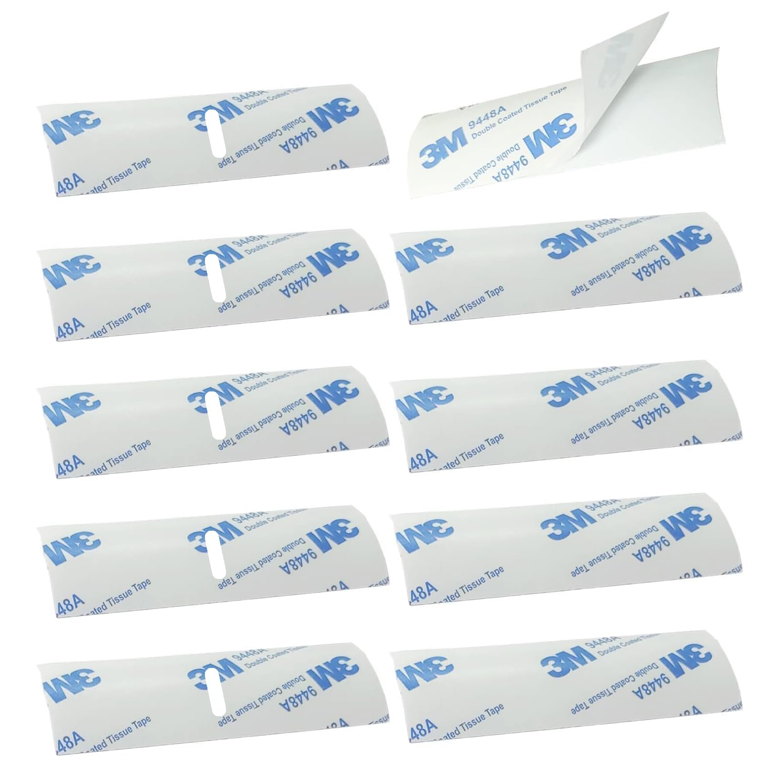 10 PCS Horizontal Blinds Replacement Slats, White 1 inch Vinyl Mini Horizontal Blind Repair Tabs,Blind for Horizontal Blinds Replacement Slats(1