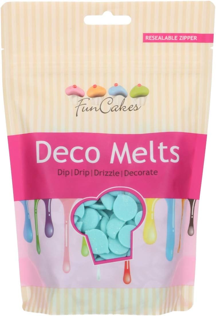 FunCakes Deco Melts Light Blue, 250 g, FC43060